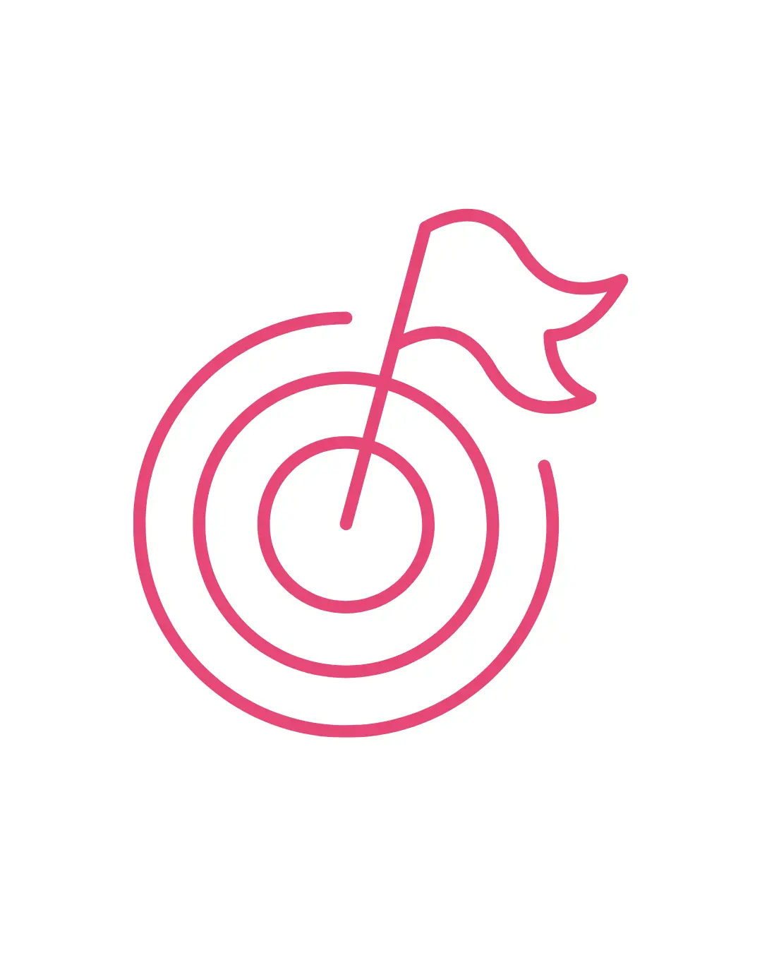 Target icon representing mission